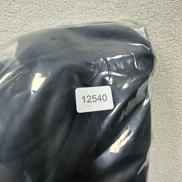 American Giant Jacket Womens XL Black Full Zip Mock Neck Sweatshirt Made USA - Picture 12 of 12